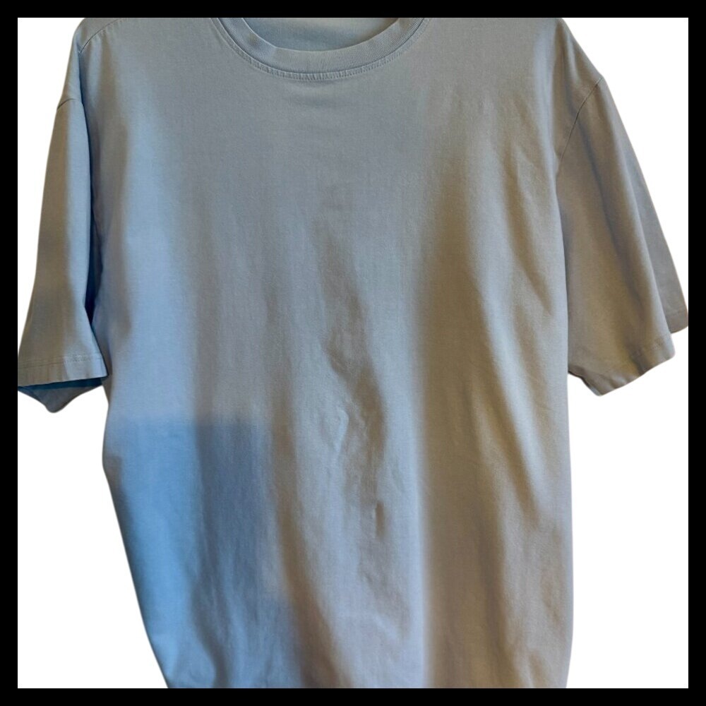 BACHRACH Blue XL Oversized T Shirt Cotton Blend Soft Basic Casual Everyday